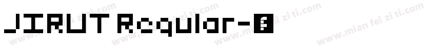 JIRUT Regular字体转换